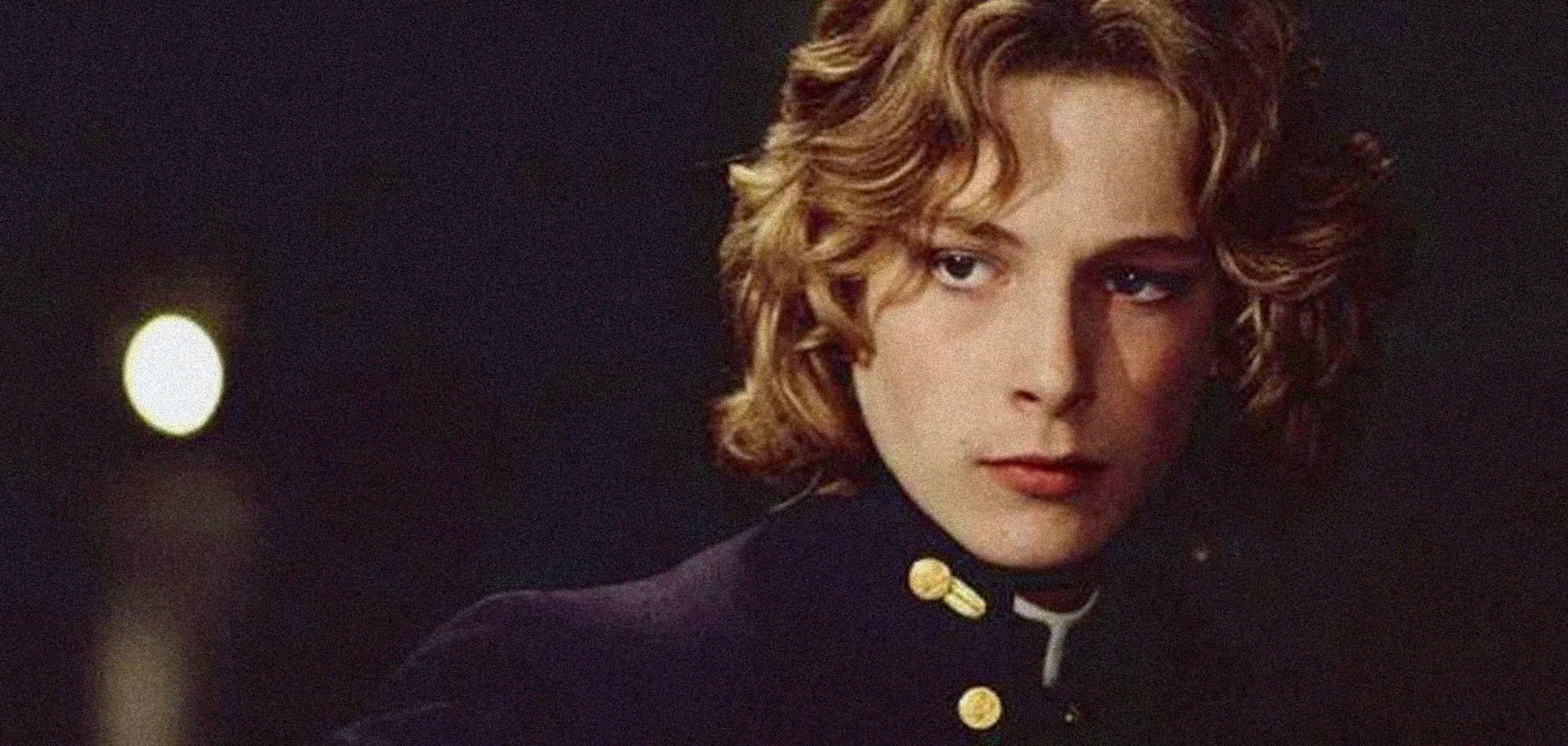 Fotogramma che ritrae Björn Andrésen nel personaggio di Tadzio.